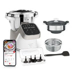 Robot cuiseur Moulinex Companion Pro YY5286FG avec balance intégrée + cuiseur vapeur