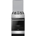 Piano de cuisson Fagor Cuisiniere a gaz FACG202S 4 foyers 74 L 50 60 cm Silver