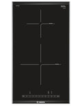 Plaque mixte Bosch Serie | 6 PIB375FB1E - Table de cuisson à induction - 2 plaques de cuisson - Niche - largeur : 27 cm - profondeur : 49 cm - avec garnitures avant et