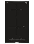 Plaque mixte Bosch Serie | 6 PIB375FB1E - Table de cuisson à induction - 2 plaques de cuisson - Niche - largeur : 27 cm - profondeur : 49 cm - avec garnitures avant et