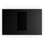 Plaque de cuisson avec hotte intégrée KLARSTEIN Velaire Plaque à induction avec Hotte aspirante intégrée 80 cm élégante minimaliste 8400W Noir