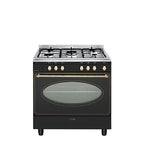 Gazinière Glem Cuisinière gaz GU850CER noir