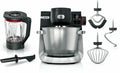 Pétrin pro Bosch Serie 6 MUMS6ZS17 robot de cuisine 1600 W 5,5 L Noir, Acier inoxydable