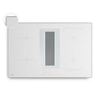 Plaque de cuisson avec hotte intégrée KLARSTEIN Velaire Plaque induction avec Hotte aspirante intégrée 4 Zones 7400W 80cm Curseur Tactile Minuterie