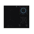 Plaque mixte Electrolux Serie 300 KDI640713K - Table de cuisson mixte induction et gaz - 4 plaques de cuisson - Niche - largeur : 56 cm - profondeur : 49 cm - noir