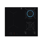 Plaque mixte Electrolux Serie 300 KDI640713K - Table de cuisson mixte induction et gaz - 4 plaques de cuisson - Niche - largeur : 56 cm - profondeur : 49 cm - noir