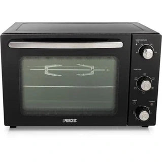 Mini-four encastrable Princess 01.112751.01.001 avec réglage manuel de la température, fonction minuteur, avec convection, filaire 32 l