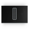 Plaque de cuisson avec hotte intégrée KLARSTEIN Verosteel Plaque à induction avec Hotte intégrée 80 cm élégante minimaliste 8400 W Noir