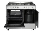 Piano de cuisson Airlux AA9PCGIX2 Butamax - Butanette 90cm Gaz noir inox