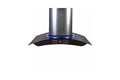 Hotte aspirante décorative murale Syntrox 90 cm avec led bleue