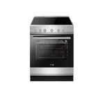 Cuisinière vitrocéramique Fagor Cuisinière vitrocéramique 62l 4 feux silver FACV3004S
