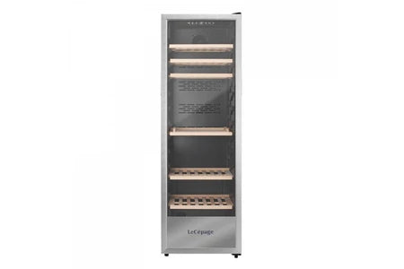 Cave de vieillissement Le Cépage AGK168PVX 168 bouteilles cadre Inox