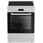 Cuisinière induction Beko Cuisinière induction 72l 3 feux blanc FSE68302MWC