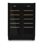 Cave multi-températures Les Petits Champs dual zone 42 bouteilles encastrable - CAVCEDB42