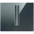 Plaque de cuisson avec hotte intégrée Turboair Plaque a induction aspirante - Impulso - BL/A/60 - 4 feux - 60,2 x 51,7 cm - Noir
