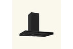 Hotte décorative murale Silverline cuisine murale TEA noir mat 90 cm