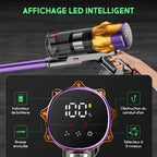 Aspirateur balai Lexzurn Aspirateur balai sans fil - 78000pa-600W - 70min autonomie