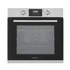 Four encastrable Linarie Four encastrable émail lisse LABO73MX2 73 litres Multifonctions 2 plats couleur verre noir-Inox