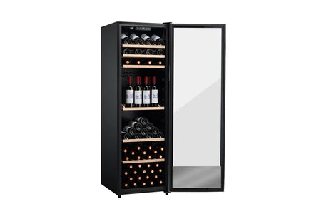 Cave de vieillissement Le Cépage AGK168PVX 168 bouteilles cadre Inox