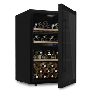 Cave multi-températures Les Petits Champs zone 62 bouteilles pose libre - Noir - CAVCDB62