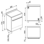 Piano de cuisson Smeg BG91N2