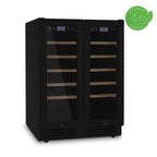 Cave multi-températures Les Petits Champs dual zone 42 bouteilles encastrable - CAVCEDB42