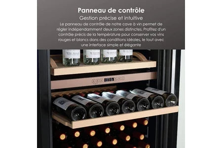 Cave multi-températures Le Cépage Cave à vin polyvalente AGJ268VX2Z 268