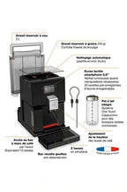 Machine à café à grain Krups INTUITION PREFERENCE NOIR 11 BOISSONS EA873810