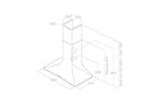 Groupe filtrant Elica Hotte cuisine murale SWEET blanc - version extraction