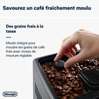 Machine à café à grain Delonghi FEB3895.TB Dinamica plus Titanium