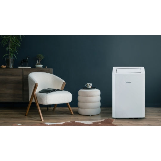 Climatiseur mobile Hisense APC09QC Climatiseur portatif 63 dB Blanc