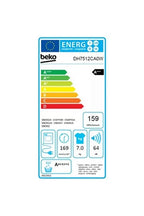 Sèche-linge pompe à chaleur Beko frontal 7 kg- dh7512ca0w