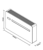 Climatiseur fixe Klimea reversible monobloc 2.6kW horizontale - : KLIMEA 10 HP