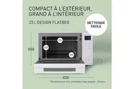 Micro-ondes combiné Panasonic NN-DF37PWEPG Blanc