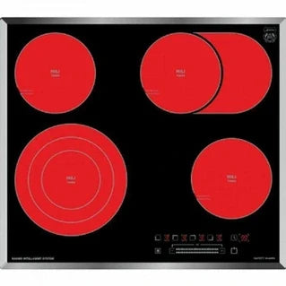 Cuisinière vitrocéramique Kaiser Plaque de cuisson - - KCT 6715 FW - Vitrocéramique blanche - 4 zones QuickHeat - 60 cm