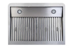 Hotte Aspirante casquette CombiSteel Professionnelle Inox avec Moteur 900 mm