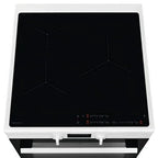 Cuisinière induction Electrolux SurroundCook LKI64890BW - Cuisinière - pose libre - largeur : 59.6 cm - profondeur : 60 cm - hauteur : 85 cm - avec système auto-nettoyant - blanc