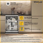 Lave-vaisselle pose libre Whirlpool LV posable, Inox, 41dB, 9.5 L, Classe B, 15 couverts