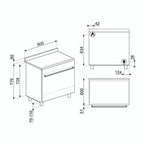 Piano de cuisson Smeg CX90GM
