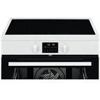 Cuisinière induction Electrolux SurroundCook LKI64890BW - Cuisinière - pose libre - largeur : 59.6 cm - profondeur : 60 cm - hauteur : 85 cm - avec système auto-nettoyant - blanc