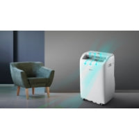 Climatiseur mobile Hisense APC09QC Climatiseur portatif 63 dB Blanc