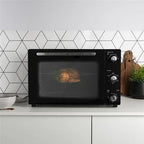 Mini-four encastrable Princess 01.112751.01.001 avec réglage manuel de la température, fonction minuteur, avec convection, filaire 32 l