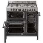 Piano de cuisson Continental Edison Cuisiniere piano gaz 3 fours électriques CECP903FIX 5