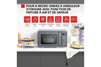 Micro-ondes combiné Toshiba Micro-ondes combiné pose libre - 900W+Grill 1000 W+Convection 2100W - Friteuse - Air Fry Combo 7-en-1 - 26L - Gris morandi