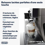 Machine à café à grain Delonghi FEB3895.TB Dinamica plus Titanium