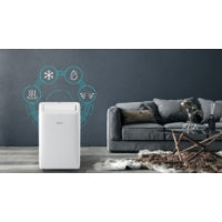Climatiseur mobile Hisense APC09QC Climatiseur portatif 63 dB Blanc