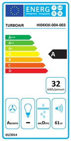 Plaque de cuisson avec hotte intégrée Turboair Plaque a induction aspirante - Impulso - BL/A/60 - 4 feux - 60,2 x 51,7 cm - Noir