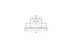Hotte aspirante décorative murale Roblin décorative inclinée inox verre largeur 80cm