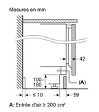 Congélateur armoire Siemens GU21NADE0 - Encastrable 82 cm