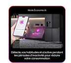 Réfrigérateur congélateur en bas Lg GBBW322CEV Noir